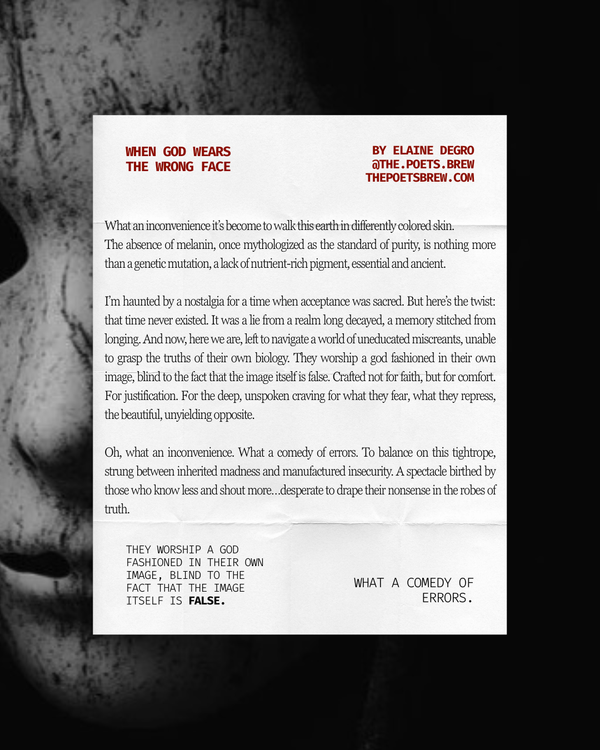 When God Wears the Wrong Face