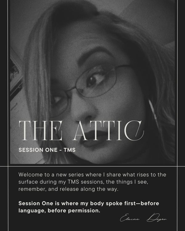 TMS JOURNAL: SESSION ONE